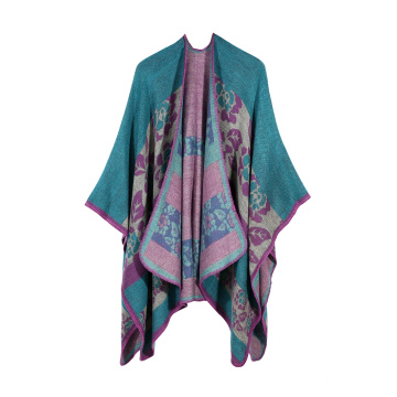 Women's Shawl Poncho Ruana Cardigan Sweater Open Front Elegant Cape Wrap